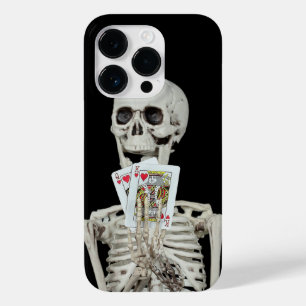 Skelett mit Kartenspielen Case-Mate iPhone 14 Pro Hülle