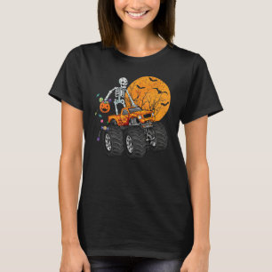 Skelett-Monster-Truck-Mond-Süßigkeiten-Kleinkind-J T-Shirt