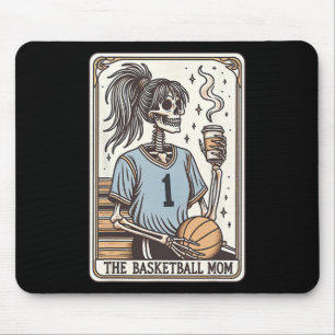 Skelett Mutter Tarotkarte Skelett Halloween Hexen- Mousepad