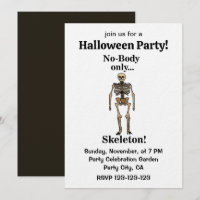 Skelett Niemand Lustige Halloween-Party