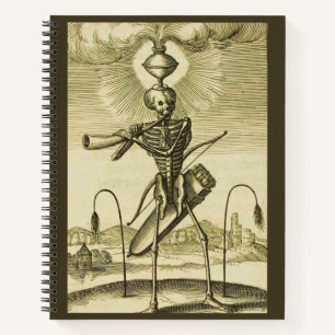 Skelett Notizbuch