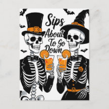 Skelett-Paar Halloween
