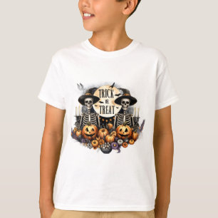 Skelett-Party-Kinder-T-Shirt T-Shirt
