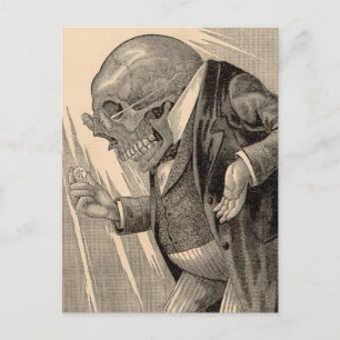 Skelett-Penny-Sparer Postkarte