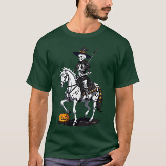 Skelett-Pferdereiter-Junge T-Shirt
