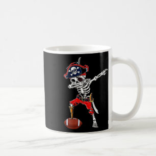 Skelett-Pirat & Fußball-Halloween-Kostüm Kaffeetasse