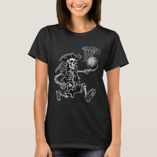 Skelett-Pirat Sketll Lustiges Halloween-Skelett Sp T-Shirt