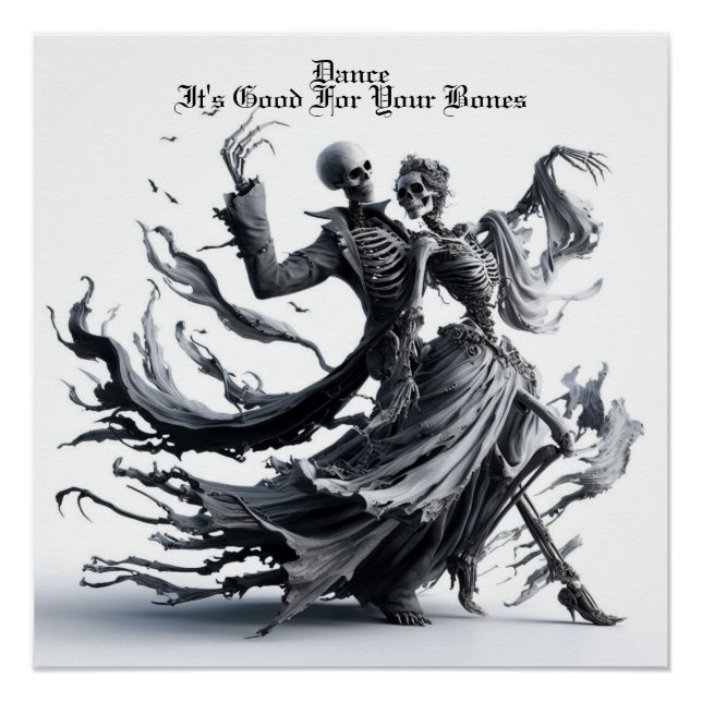 Skelett Poster (Vorderseite)