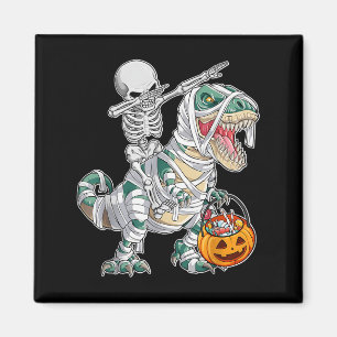 Skelett Reiten Tanzender Dab Dinosaurier Trex Hall Magnet