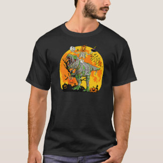 Skelett Riding Mummy Dinosaurier rex for Boys Kids T-Shirt