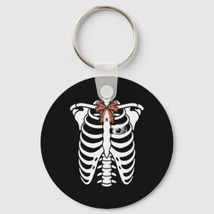 Skelett-Rippenkäfig-Halloween-Fußball-Kostüm Schlüsselanhänger