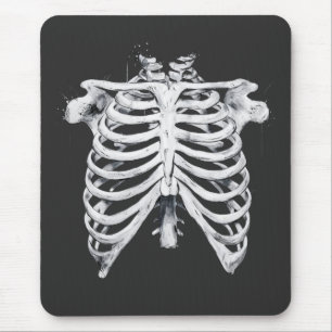 Skelett-Rippenkäfig-Halloween-Kostüm Mousepad