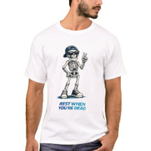 Skelett-Sieg-Zeichen Lustiges Humor-Design