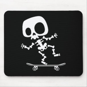 Skelett Skateboard Halloween Kostüm Spaß Skateboar Mousepad