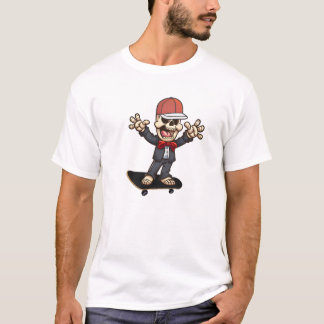 Skelett Skater T-Shirt
