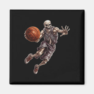 Skelett Sketch Cooles SonnenHalloween 1 Magnet