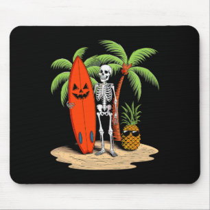 Skelett-Surfen Halloween-Strand-Feeling Spaß Mousepad