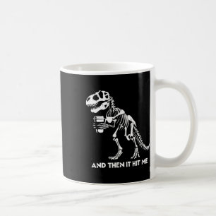 Skelett-T-Rex-Dinosaurier-Halloween-Männer-Frauen- Kaffeetasse
