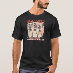 Skelett T-Shirt Halloween Crew 2026 T-Shirt