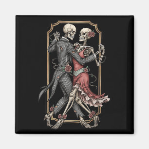 Skelett-Tango-Halloween-Kostüm Gruseltänzer Da Magnet