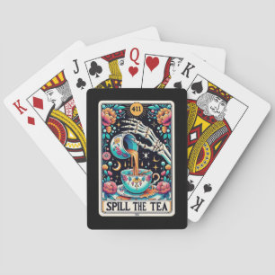 Skelett-Tarot-Kartenspiel Karten Spielkarten