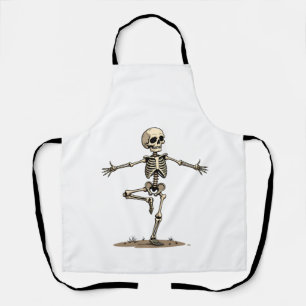 Skelett Yoga � Lustiges Halloween Fitness-Shirt Schürze
