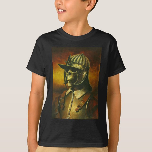Skelett "zivil War Roundhead" T-Shirt (Vorderseite)