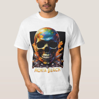 Skelettabenteuer am Strand von Monta T-Shirt