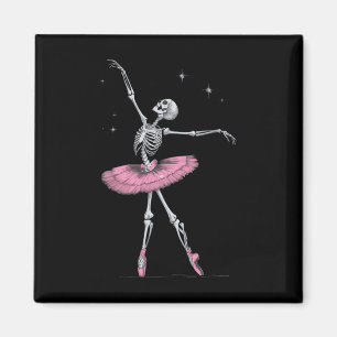 Skelettballett Halloween Kostüm Funny Skull Magnet