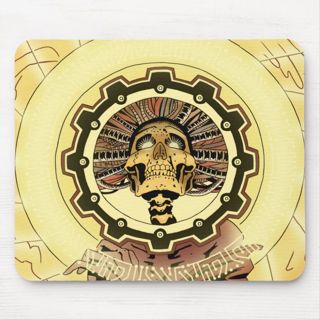 Skelettbeleuchtungsmauspad Mousepad (Vorne)