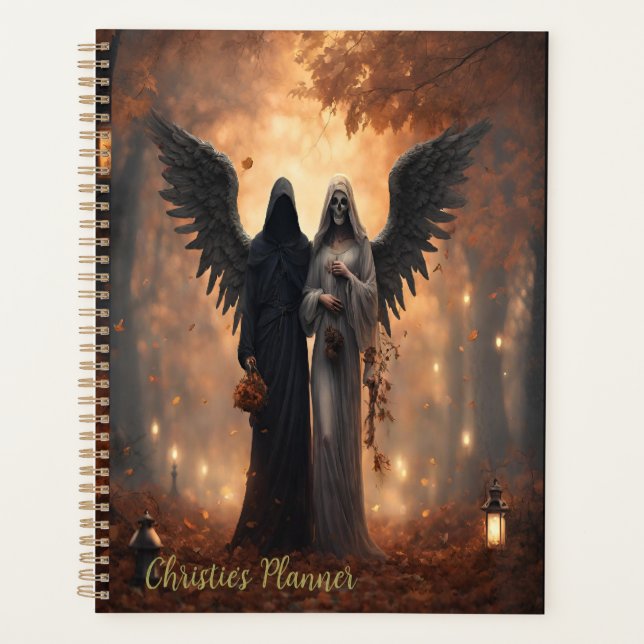 Skelettcouple personalize planer (Vorderseite)