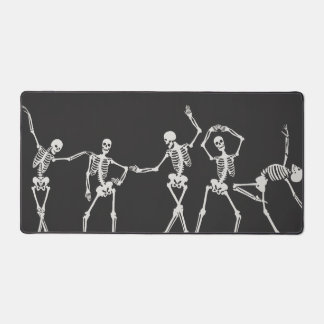 Skelettdesign Halloween-Schreibtischmatte. Schreibtischunterlage