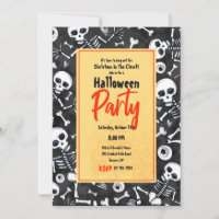 Skelette im Closet-Halloween-Party