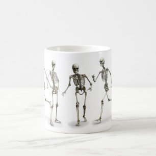 Skelette in der Atraktion Weißkaffee-Tasse Kaffeetasse