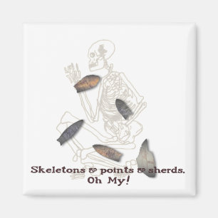 Skelette, Punkte und Scherben, Oh mein! Magnet
