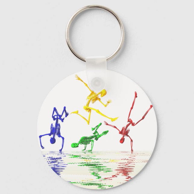 Skelette Schlüsselanhänger (Vorderseite)