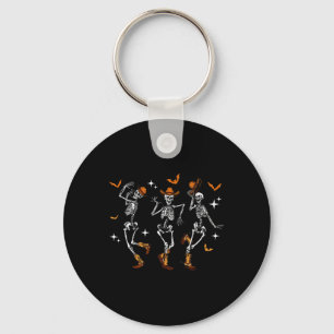 Skelette tanzen Cowboy Western Halloween Kostüm M Schlüsselanhänger