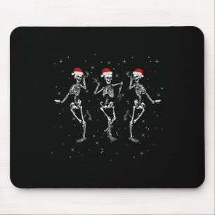 Skelette tanzen mit Weihnachtsfeiern - Funny Chris Mousepad