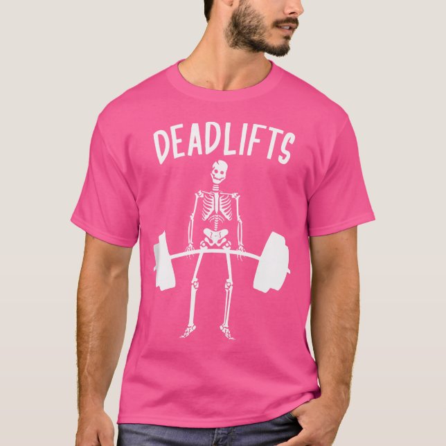 Skelettentöbungen Workout - Witziges Halloween-Gew T-Shirt (Vorderseite)