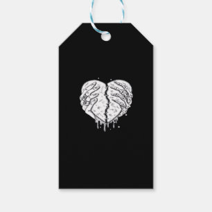 Skelettfächer Herz - Gothic Heart Classic Geschenkanhänger