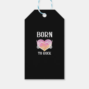 Skelettfächer Herzgrafik für klassische Geschenkanhänger