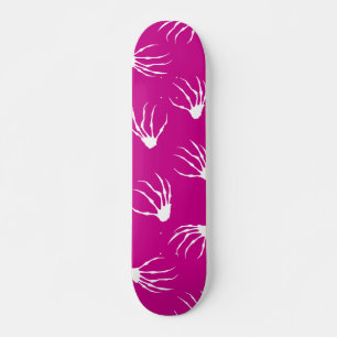 Skelettgriff - Hot Pink Skateboard