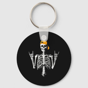 Skeletthafen Skater Cool Halloween Punk Rock Men B Schlüsselanhänger
