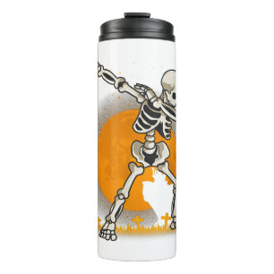 Skeletthalloween Thermosbecher