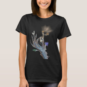 Skeletthand hält Zauberpilze T-Shirt