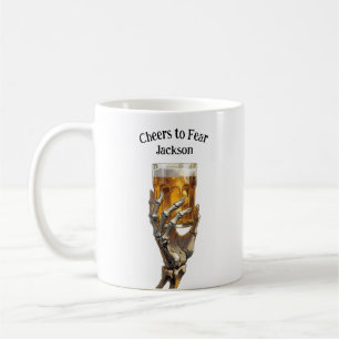 Skeletthand Lifting Bierglas Halloween Kaffeetasse