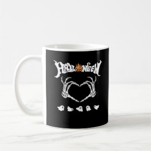 Skeletthandschuh mit Halloween-Design Kaffeetasse