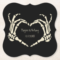 Skeletthandschuhe Gestaltungsart für Herz