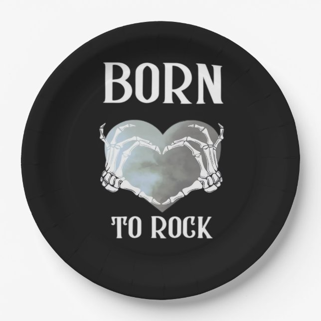 Skeletthandschuhe, grau, grau, für klassische pappteller (Vorderseite)