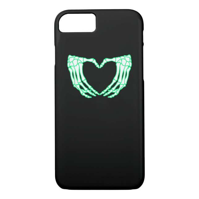 Skeletthandschuhe, Herz, Halloween-Kostüm Case-Mate iPhone Hülle (Rückseite)